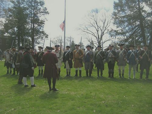 At the Concord Bridge on April 19,2010