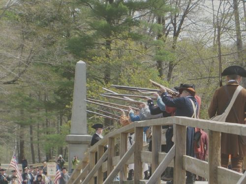 At the Concord Bridge on April 19,2010