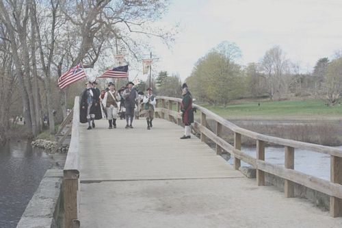 At the Concord Bridge on April 19,2010