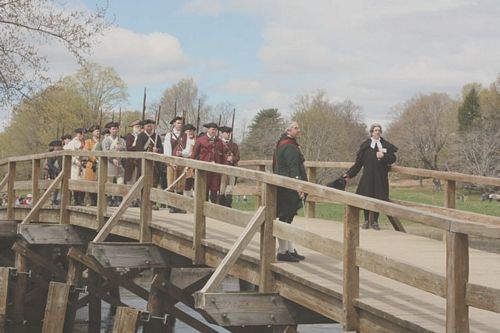 At the Concord Bridge on April 19,2010