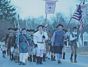 Marching from Sudbury center to the North Bridge on April 19,2011