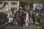  Col. Will Hutchinson, leads Sudbury Companies of Militia and Minute and the Sudbury Ancient Fyfe and Drum Companie on the march from Sudbury Town Hall to Concord