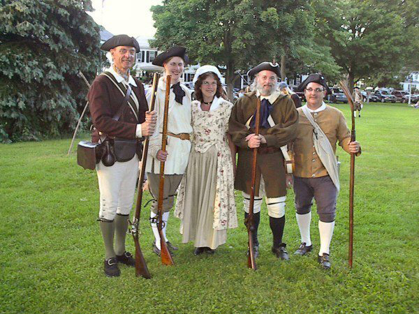 Members of the Sudbury militia at Sturbridge muster